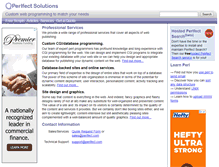 Tablet Screenshot of perlfect.com